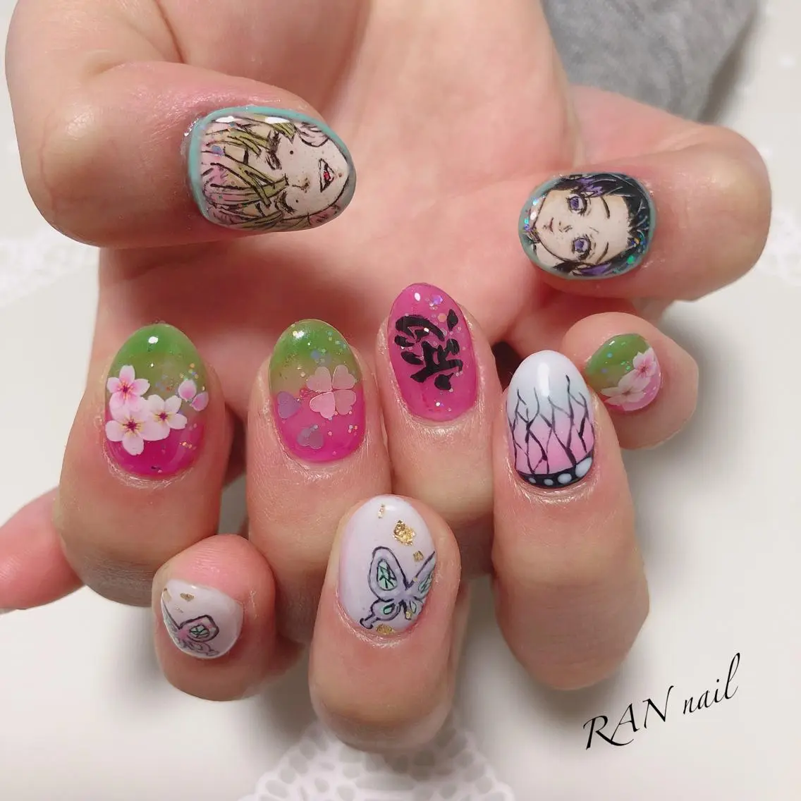 ネイル 桜ネイル ネイルチップ その他(ネイル) RAN nailのネイルデザイン