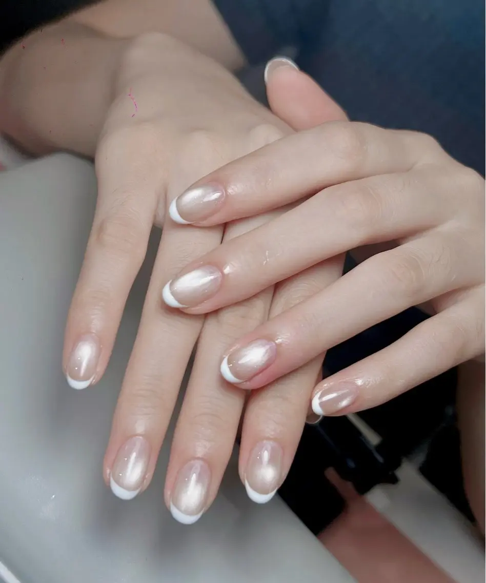 ネイル フレンチネイル ハンドネイル Lya Nail Salonのネイルデザイン