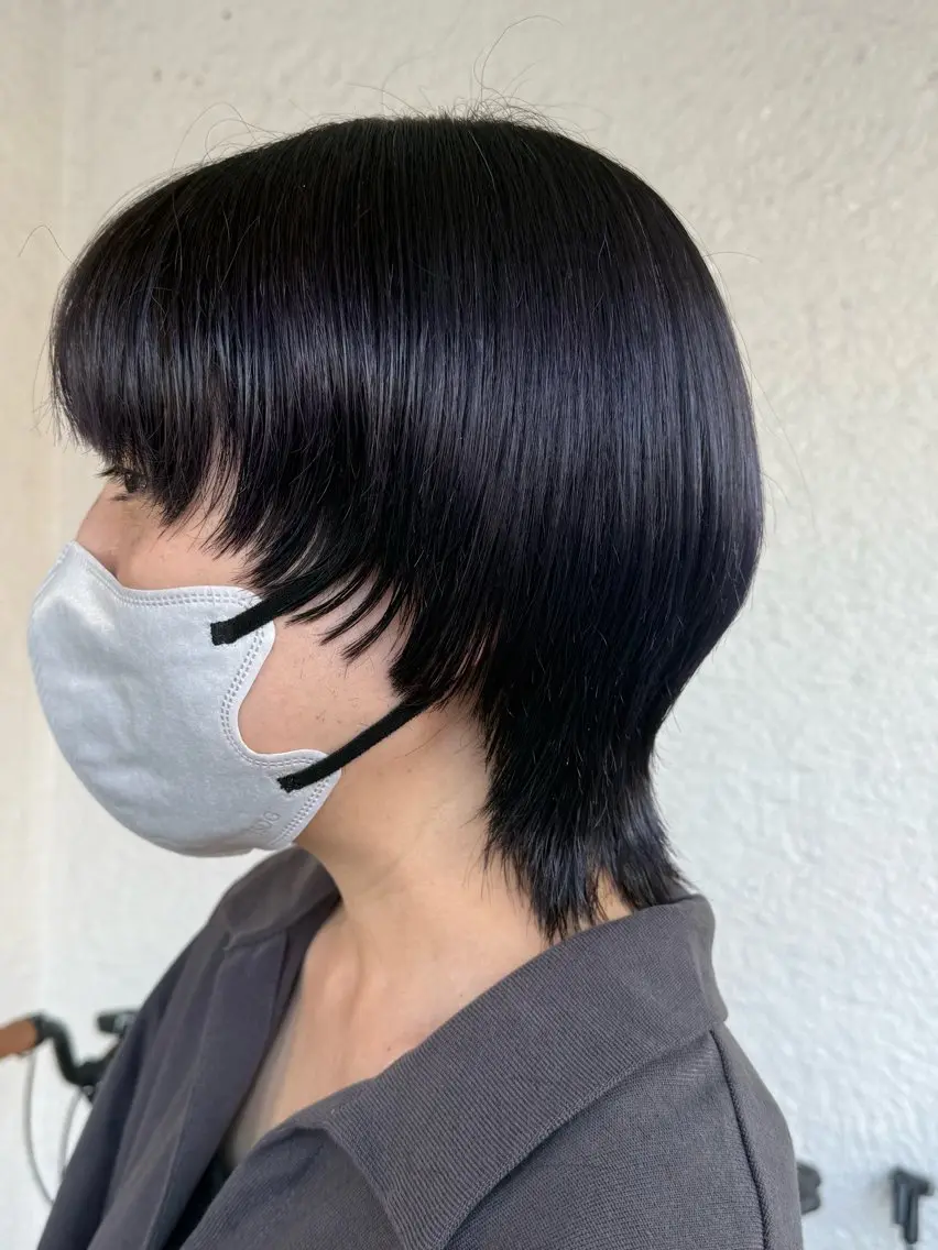 ショート ショートヘア ウルフカット カット ヘアカラー まなみ/ PORT SALONのヘアスタイル