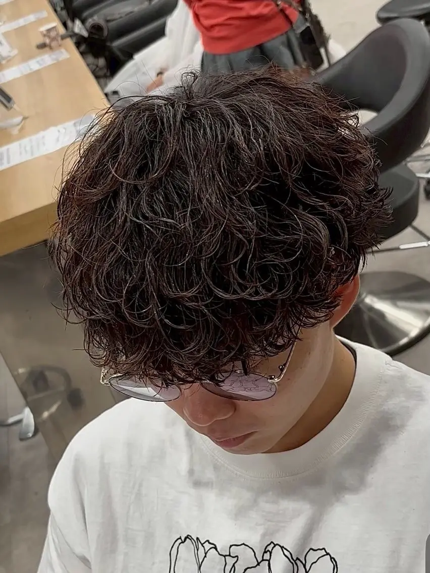 パーマ メンズ カット パーマ 【横浜1似合わせ 職人】昇陽のヘアスタイル