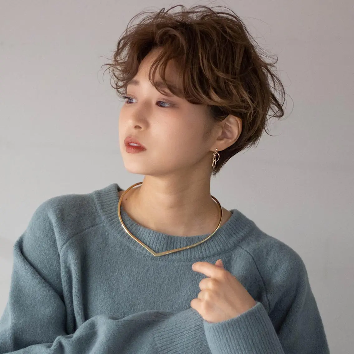 ショート パーマ 浅沼 ゆいのヘアスタイル