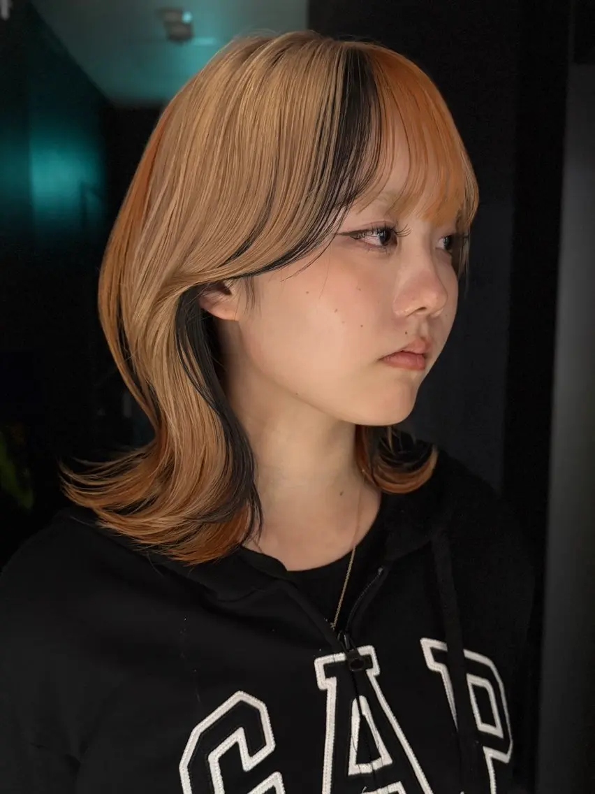 ミディアム 無料カットモデル／ 小澤龍稀のヘアスタイル