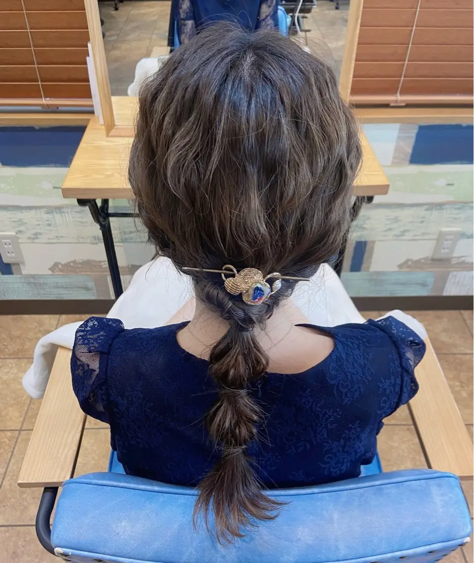 ヘアセットの写真