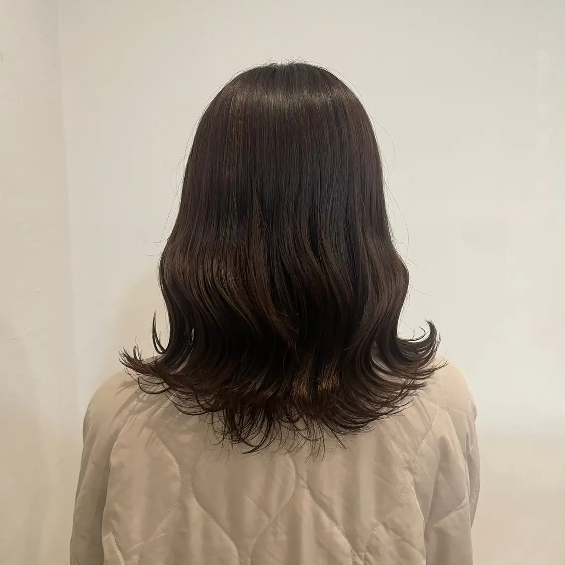 ミディアム canon/レイヤー /透明感カラーのヘアスタイル