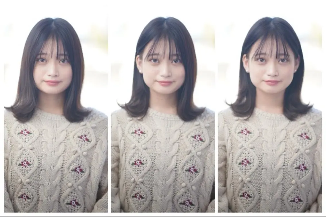 ミディアム カラー パーマ ヘアアレンジ 髪質改善×レイヤー 中村洋介のヘアスタイル