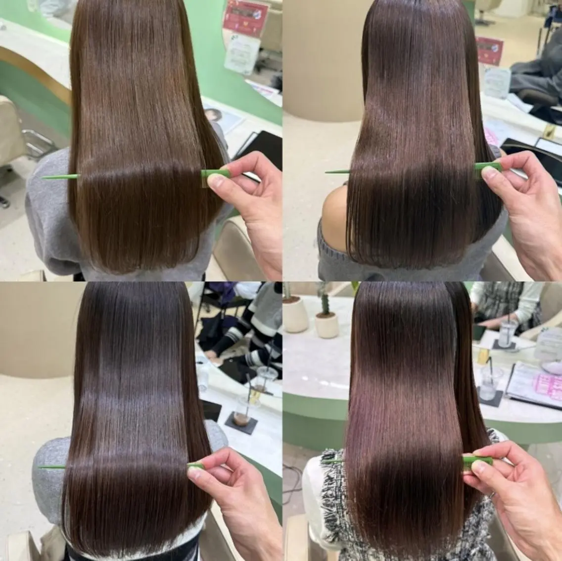 ロング カラー パーマ 似合わせ/髪質改善 /Bonheur京介のヘアスタイル