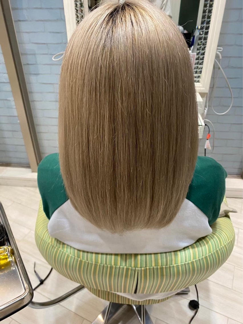 ミディアム レイヤーカット ✨髪質改善/カラー✨ TOMOのヘアスタイル