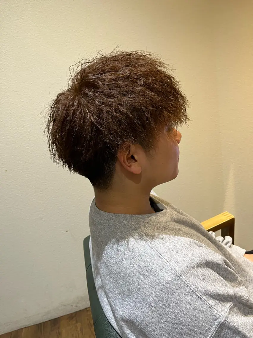 メンズカット＆ツイストパーマの写真