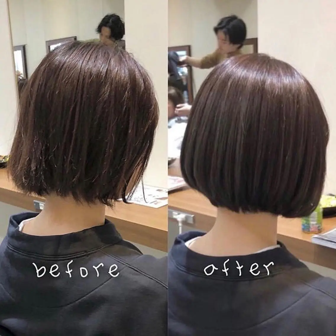 ショート カラー 前下がりボブ グレージュ ボブ 似合わせカット 🌿理想を叶える🌿 似合わせ🌟RISAのヘアスタイル