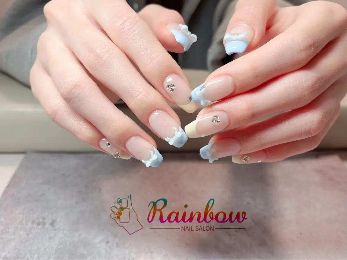 ネイル フレンチネイル Rainbow Nailのネイルデザイン