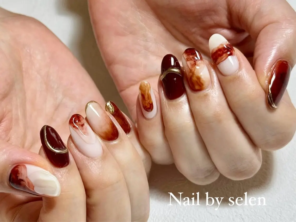 ネイル ハンドネイル Nail by selenのネイルデザイン