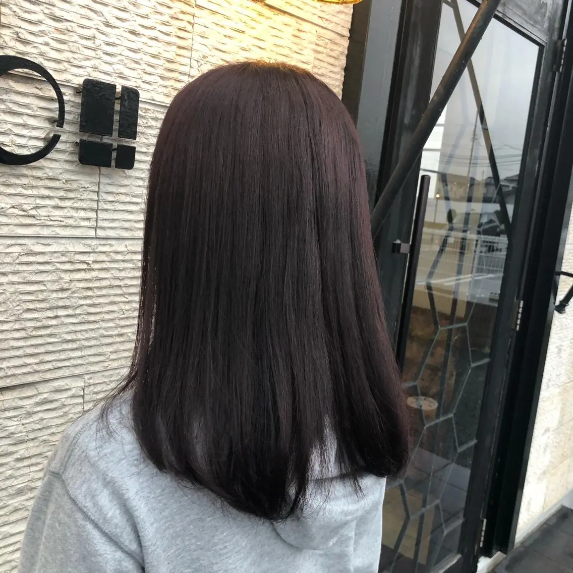 カラー ラベンダーカラー ヘアカラー スイトウ アオイのヘアスタイル