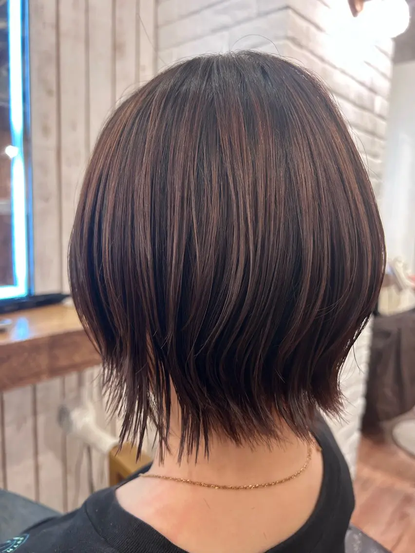 ショート カット ヘアカラー little福岡 mei.𓍯のヘアスタイル