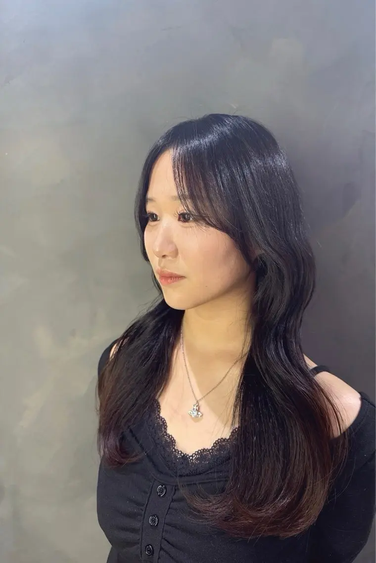 ロング 顔周りカット 韓国風ヘア レイヤーカット レディースモデル 募集中Kotoneのその他イメージ