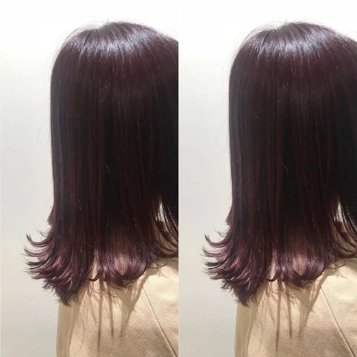 ミディアム カラー ヘアカラー ヘッドスパ 小栗 麻衣のヘアスタイル