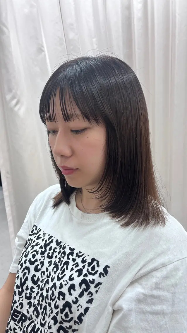 セミロング 🫧伊東　美優🫧 レイヤーカット⭐︎のヘアスタイル