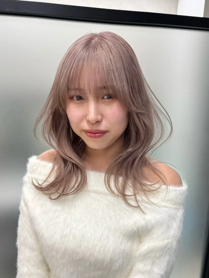 似合わせカット+ケラチントリートメント🤍#髪質改善の写真