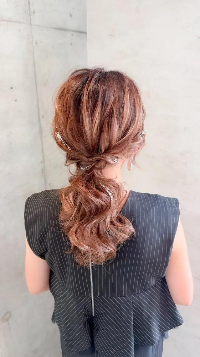ヘアアレンジ はやしほのか| マンツーマン美容師のヘアスタイル
