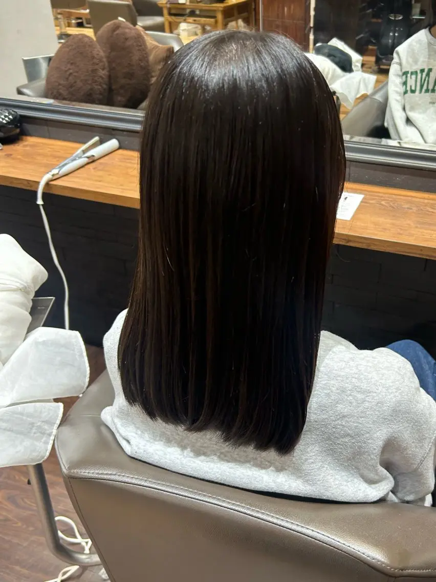 セミロング 林 玲美のヘアスタイル