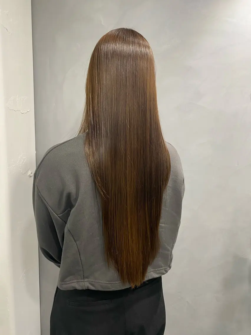 ロング カラー 髪質改善 ヘアカラー トリートメント 梅田中崎町髪質改善 /オキヒロト/エコルのヘアスタイル