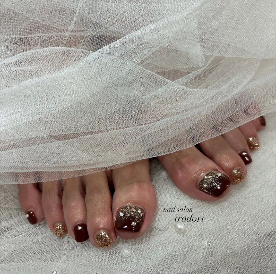 🦶🏽オフ有り🏮フットワンカラーの写真