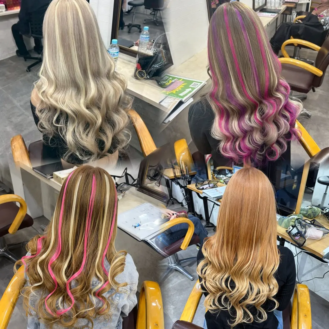 ロング ヘアカラー エクステ ⭐️U-topia ⭐️和泉田　りさ⭐️のヘアスタイル