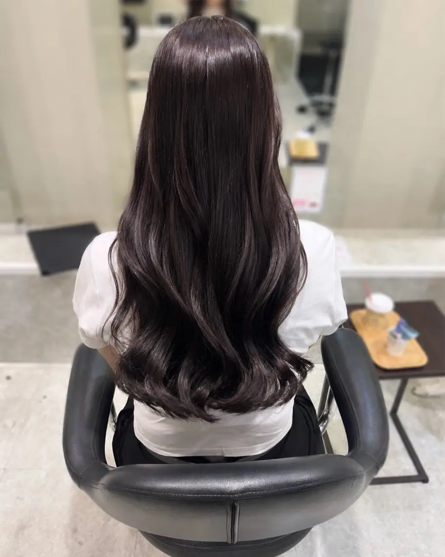 ロング カラー 中川 奈々実のヘアスタイル