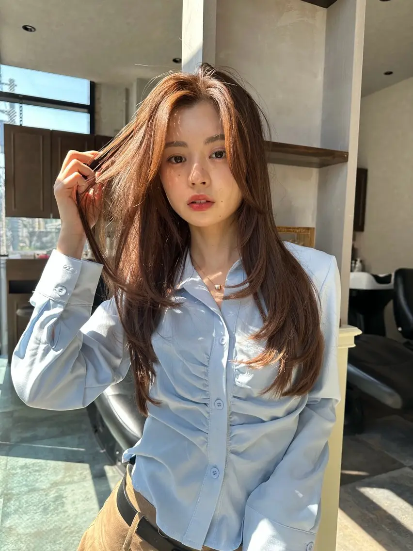 ロング カット ヘアカラー トリートメント ⚜️似合わせヘア⚜️ koudaiのヘアスタイル