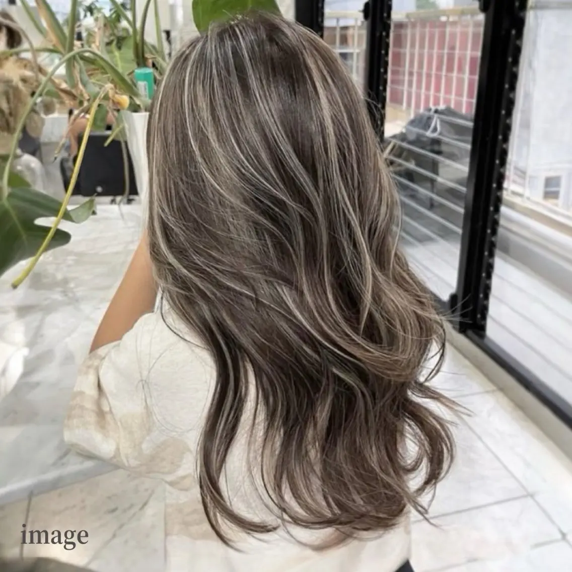 カラー 髪質改善🪄 イルミナカラー岩谷のヘアスタイル