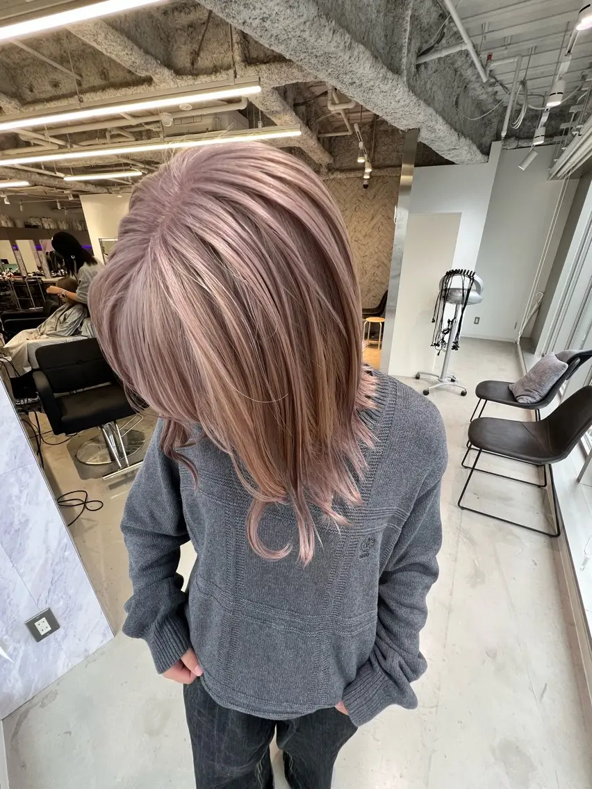 ミディアム ヘアカラー 【副店長】DAYS 2nd 久木山湧也のヘアスタイル