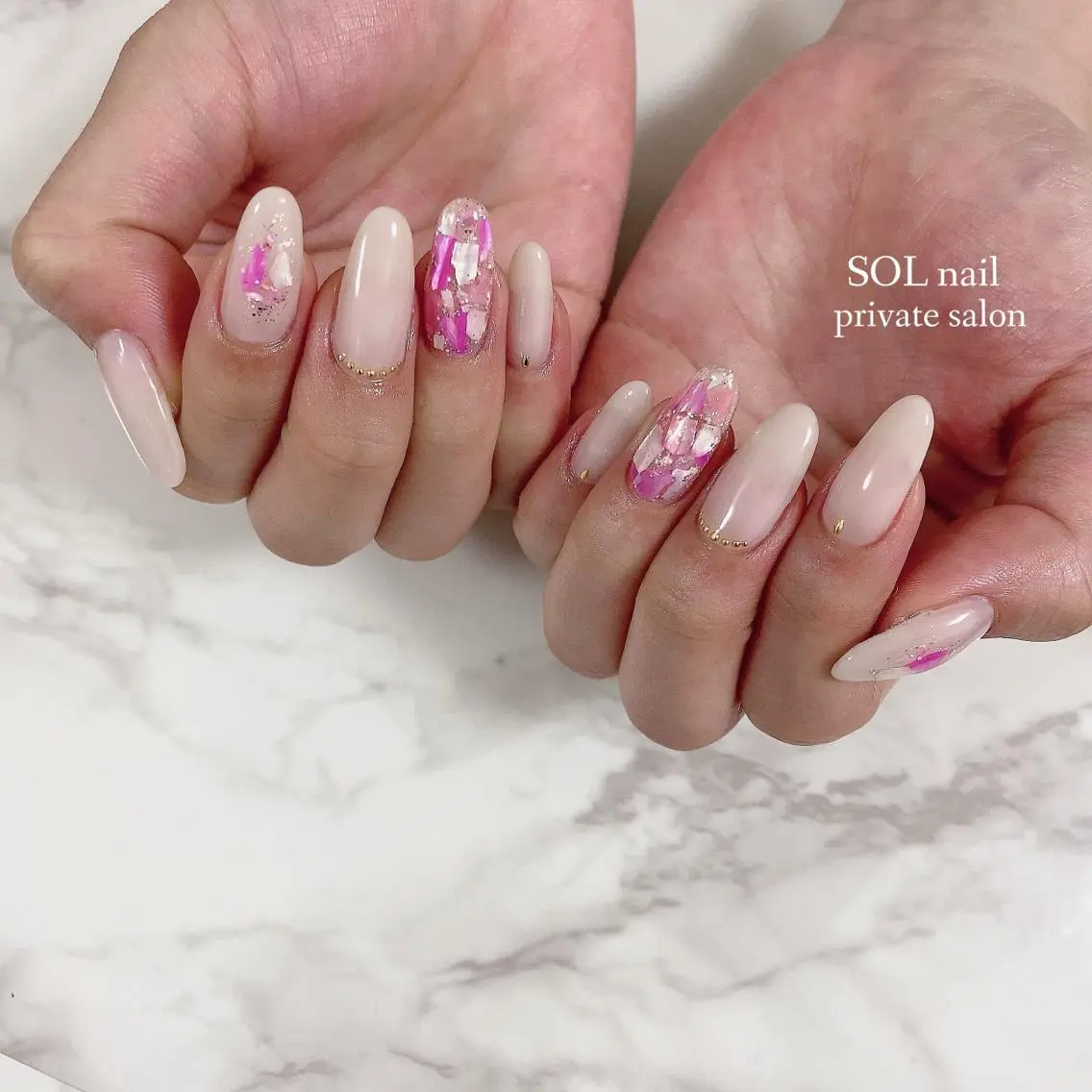ネイル ハンドネイル SOL NAILのネイルデザイン