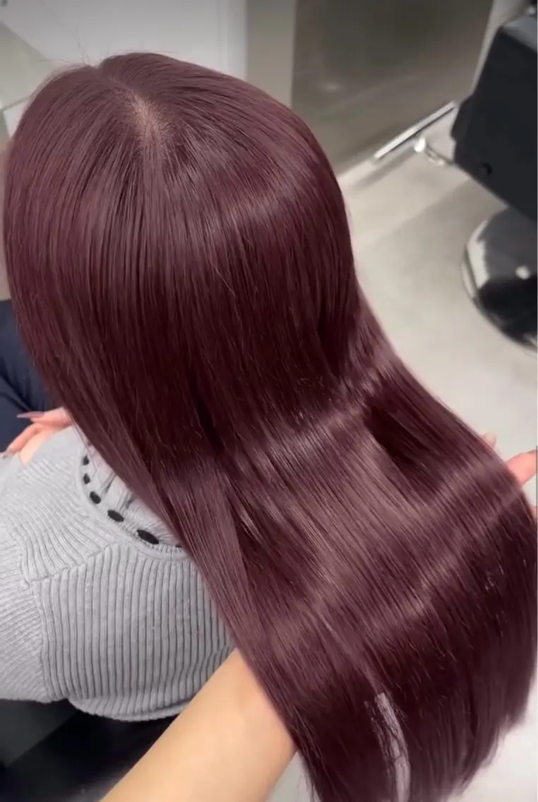 カラー レッドカラー ヘアカラー Lapis 🎀MARINAのヘアスタイル