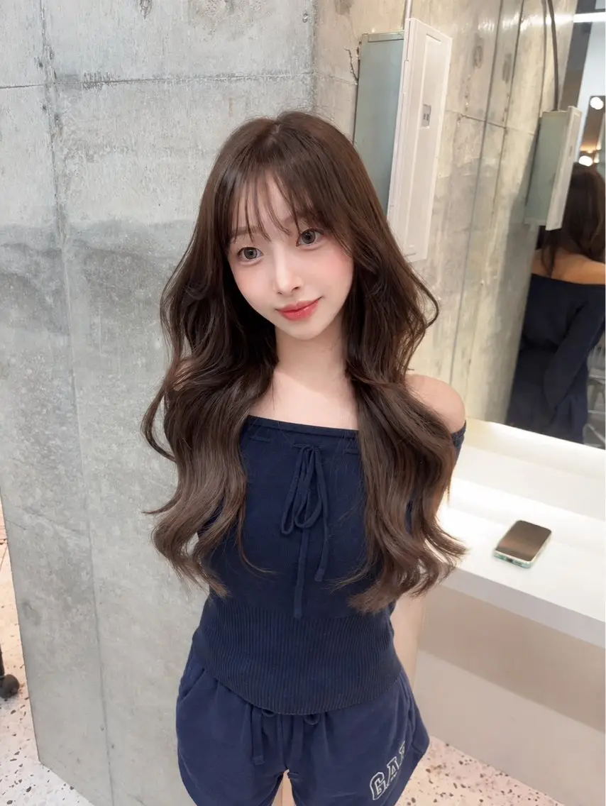 ロング カラー トリートメント エクステ 韓国ヘア/ 愛香🎀🪽のヘアスタイル