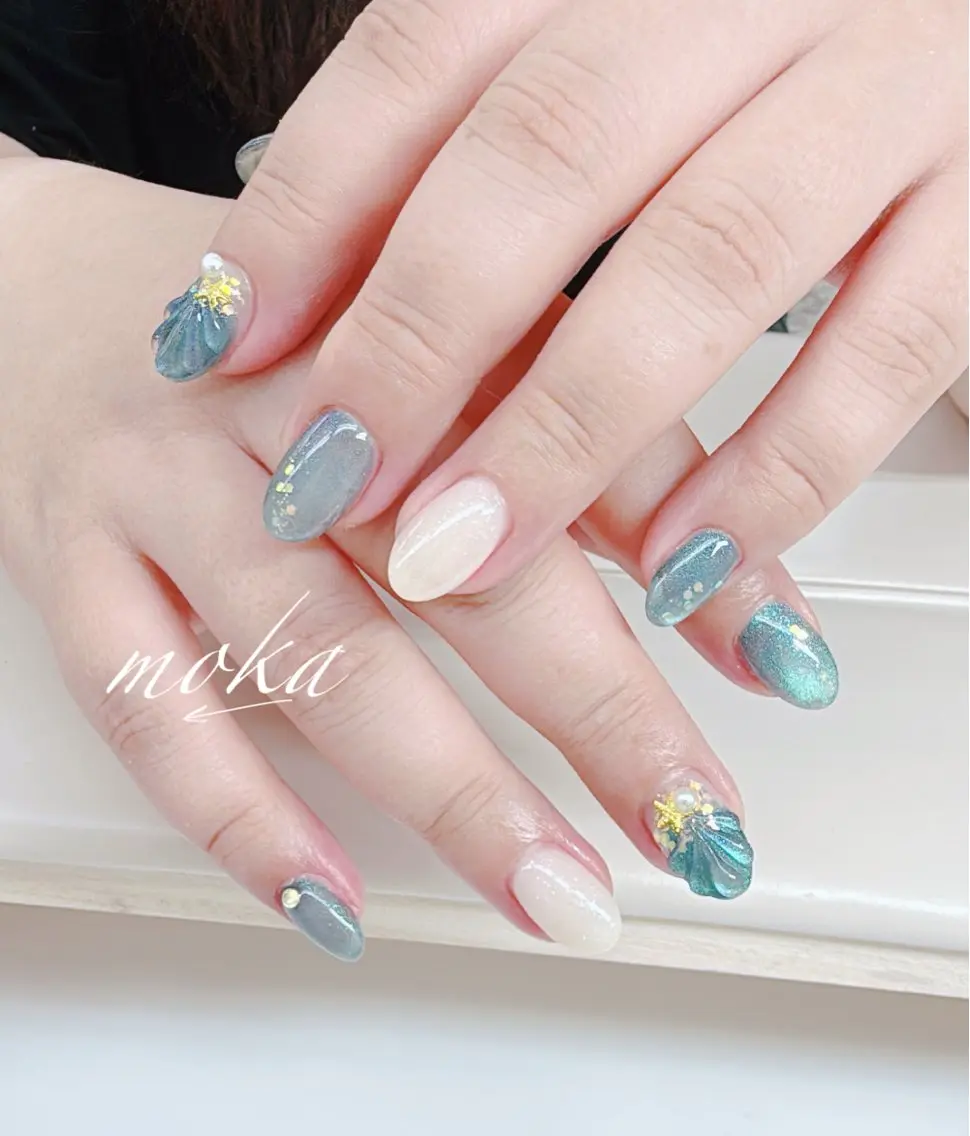 ネイル ハンドネイル ハンドケア 胡蝶蘭レディースサロ ンNailMOKAのネイルデザイン