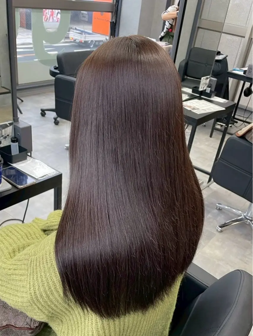 カラー りこ / 透明感カラー🎀🫧のヘアスタイル