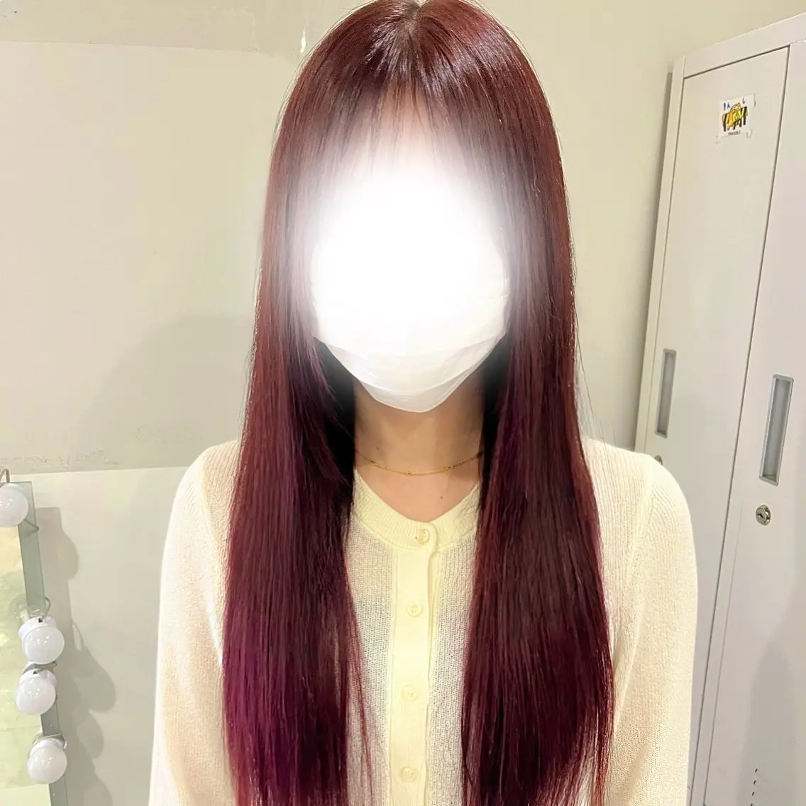 ロング カラー ヘアカラー エクステ 🦋REISA🦋 エクステ×ハイトーンのヘアスタイル
