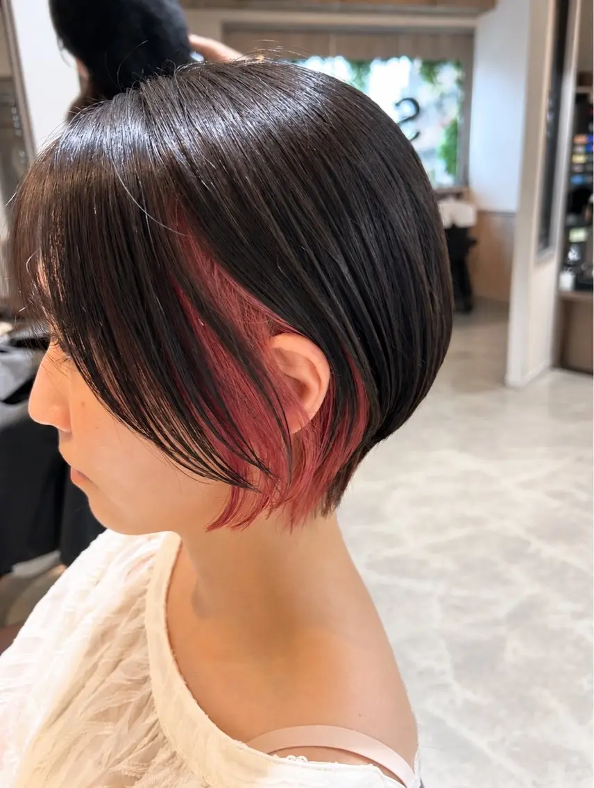 【👩🏻‍🦰インナーカラーはこちら‎🧡】ケアブリーチ + カラー＋１step トリートメントの写真
