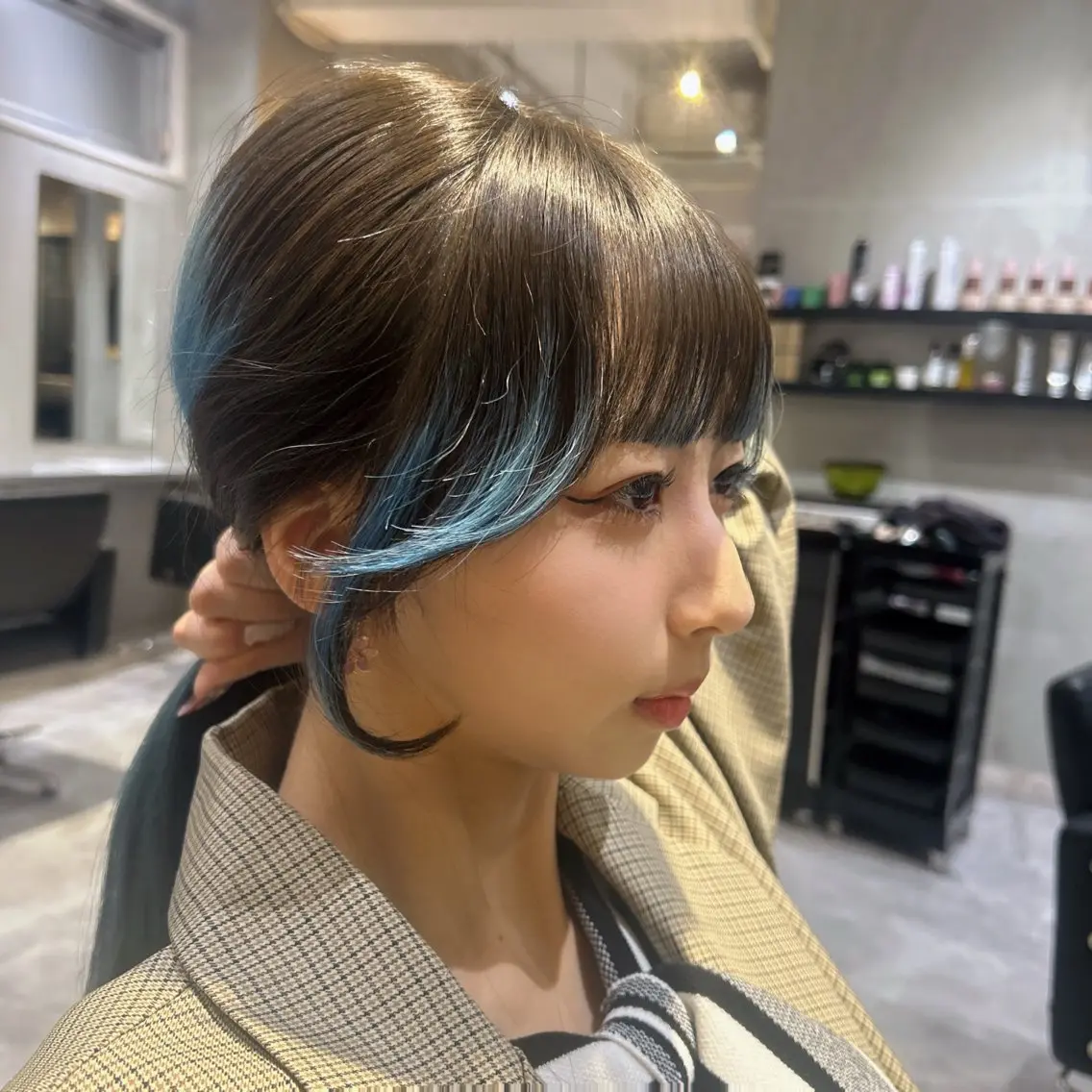 セミロング 顔周りカット 透明感×韓国ヘア 🇰🇷きららのヘアスタイル