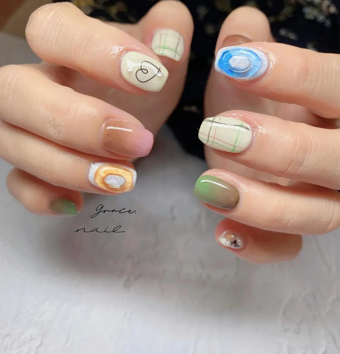ネイル ハンドネイル ☆*｡Grace Nail｡*☆のネイルデザイン