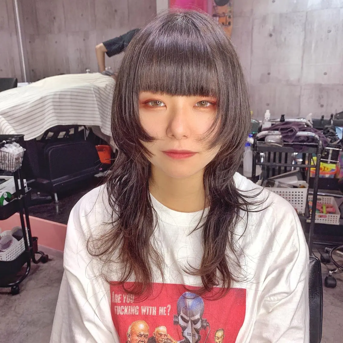 美髪縮毛矯正＆オリジナル髪質改善処理【ブリーチ縮毛＋3000円、ワンカラー＋5000円】の写真