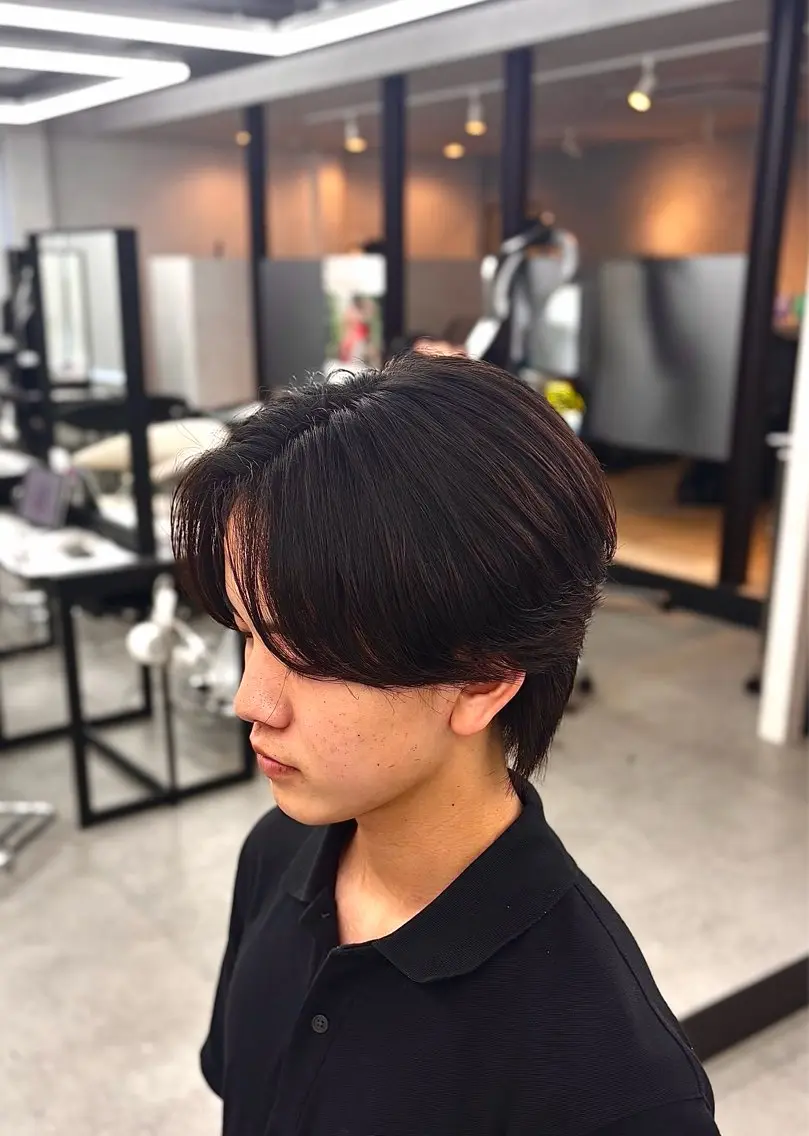 メンズ カット パーマ 藤野 慶太のヘアスタイル