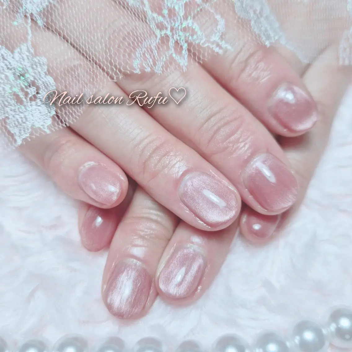 ネイル マグネットネイル マグネットワンカラー ワンカラーネイル Nail Salon  Rufu【ルフ】のネイルデザイン