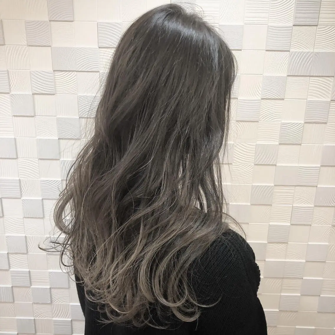 ロング ヘアカラー トリートメント HAIR BRAND Link トアロードのヘアスタイル