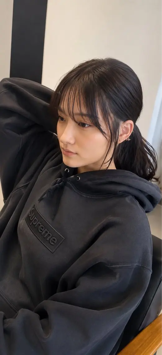 顔周りカット💇♀️の写真
