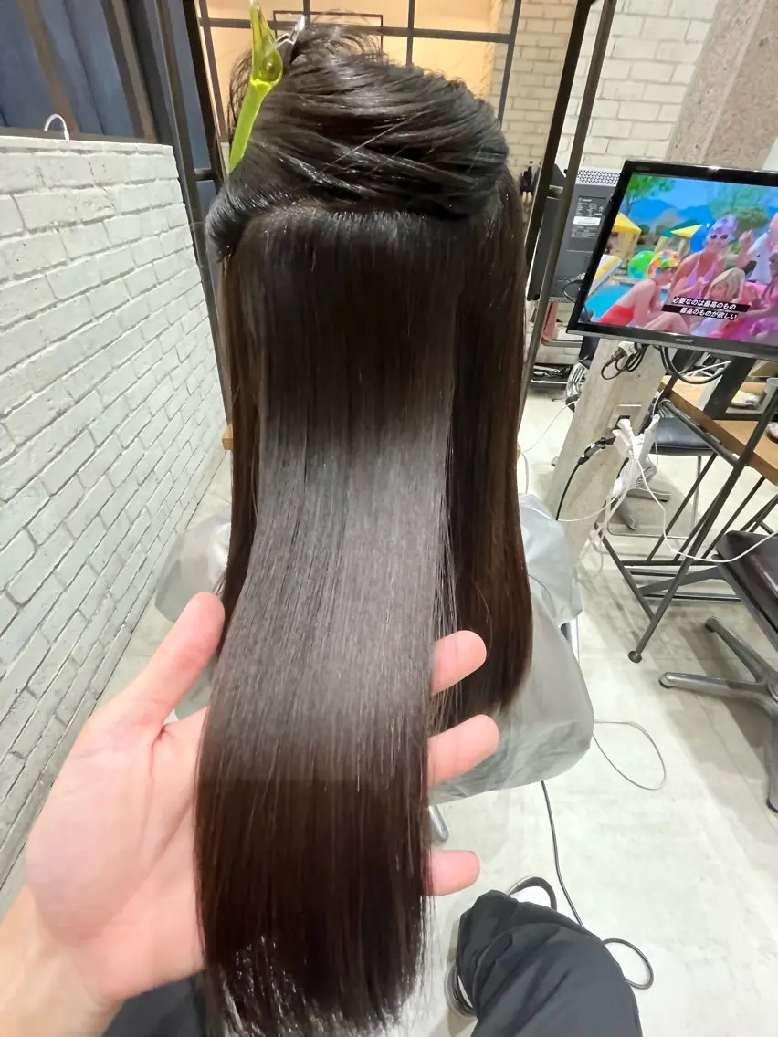 ロング トリートメント ヘアカラー トリートメント 🌈外国風ハイライト こうたろうのヘアスタイル