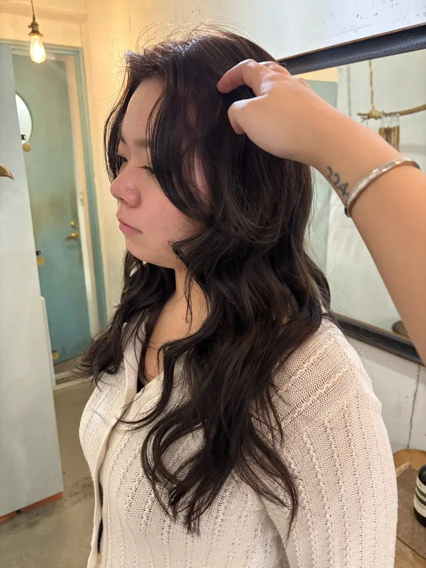 カラー うる艶ストレート/ 縮毛矯正 Manaのヘアスタイル