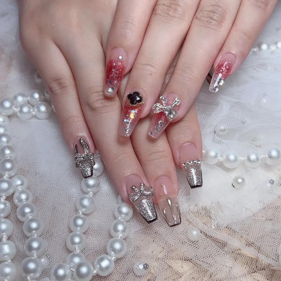 ネイル ハンドネイル 🎀M nails✨ ビューティーのネイルデザイン