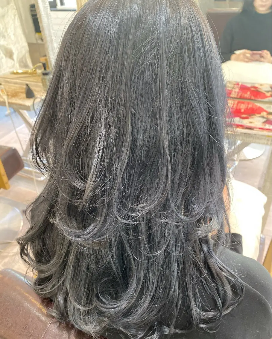 ロング カラー 塚本 昂のヘアスタイル