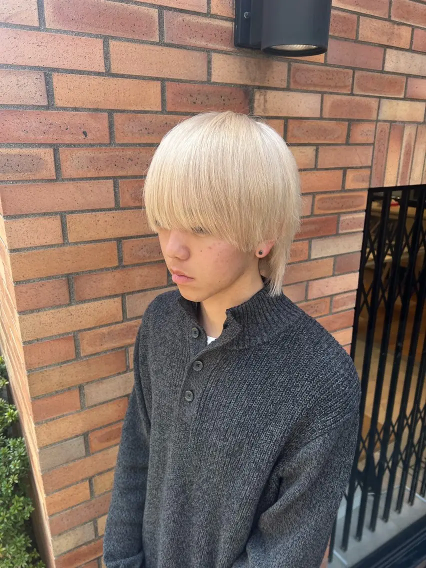 ショート カラー ヘアカラー トリートメント エクステ⭐️艶カラー koukiのヘアスタイル