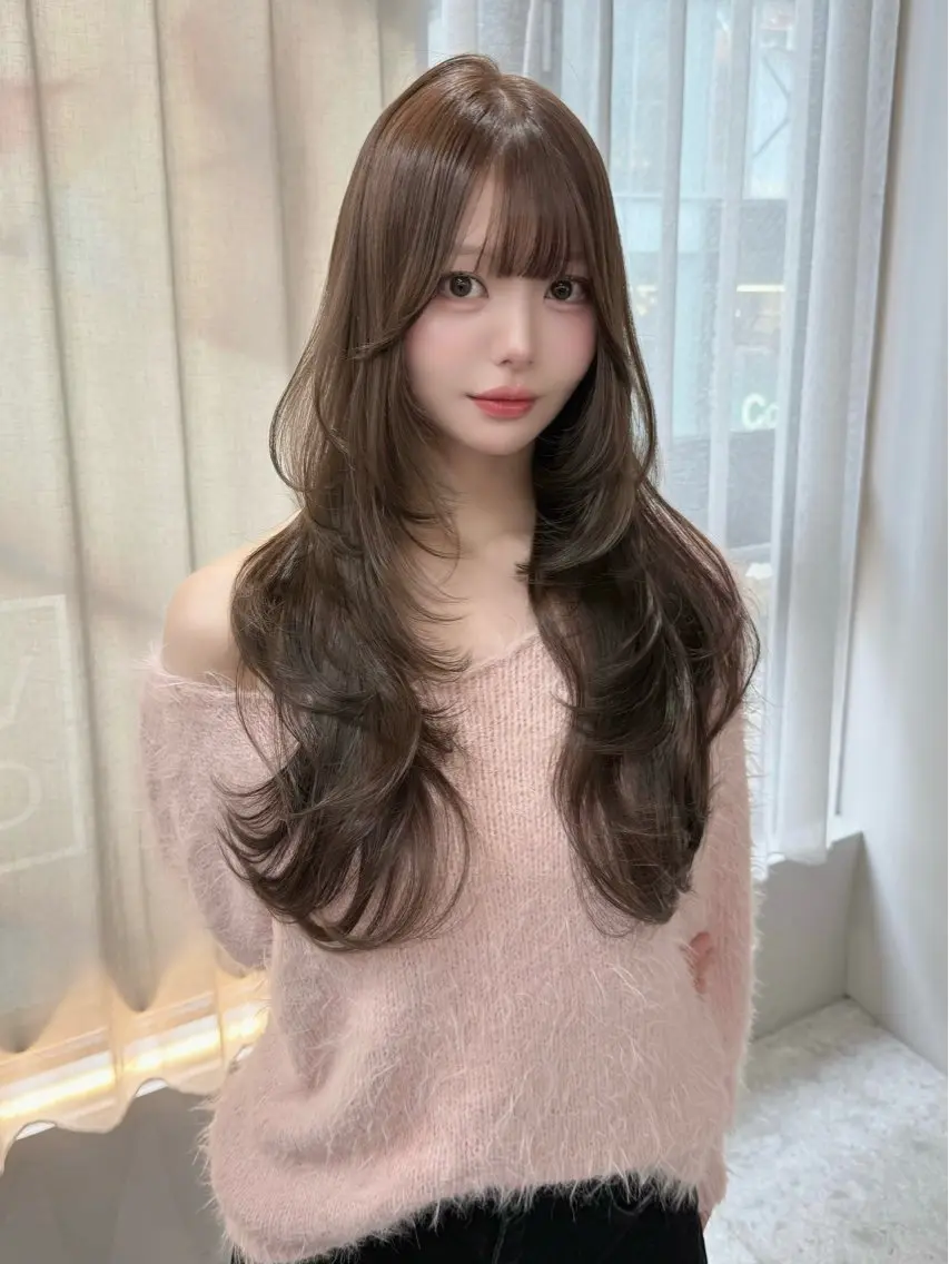 ロング 上之浦 咲那のヘアスタイル
